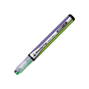 （まとめ） コクヨ 2色蛍光マーカービートルティップ ライトグリーン×パープル PM-L303-2-1P 1本 (×50セット)