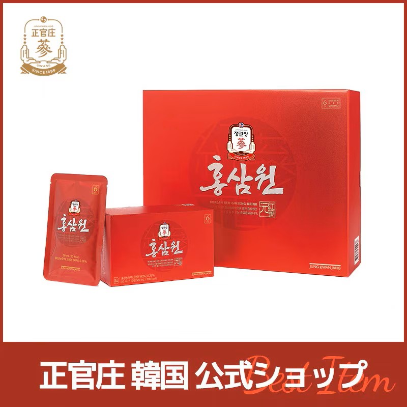 Qoo10] 正官庄 【正官庄韓国公式】紅参元 (50mL*6