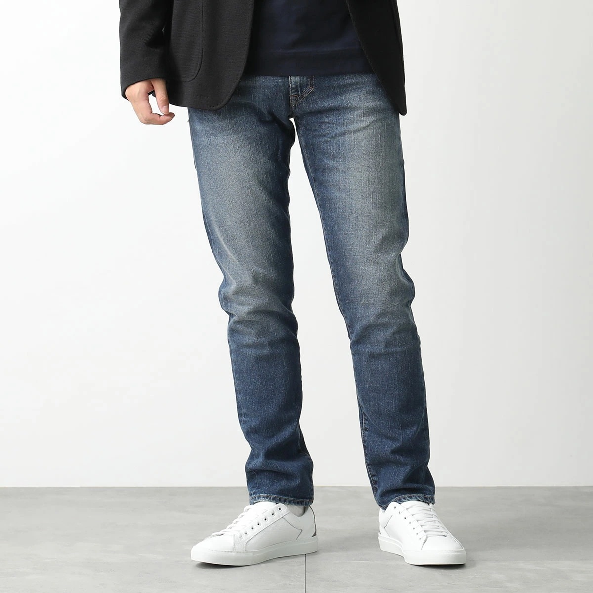 YCHAI イカイ デニム パンツ TORPEDO トルペード YPU005 2DS0001 CJ メンズ ジーンズ ウォッシュドコットン スリムテーパード ストレッチ 812/BLU