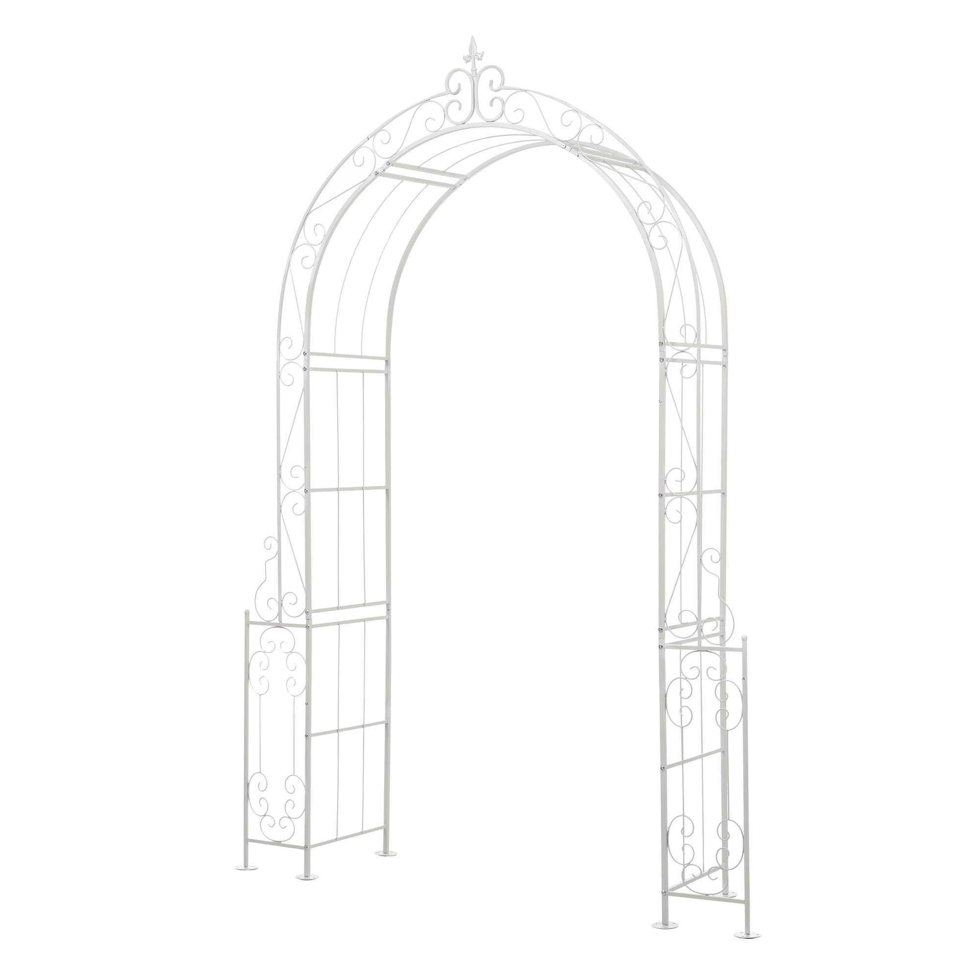 【国内発送 無-送料】205ガーデンアーチ ローズアーチ 園芸 ガーデニング用品 ガーデン ファニチャー スチール 鉄製 薔薇アーチ 外 園芸用品 アーチ ガーデニング 花立て 庭園 おしゃれ