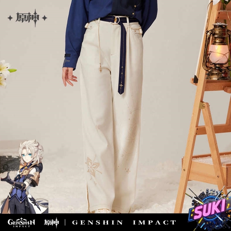 「ズボン」【プロ品質を極める!】原神 グッズ / アルベド インプレッションシリーズ / Genshin Impact Albedo 阿贝多 げんしん コスプレ