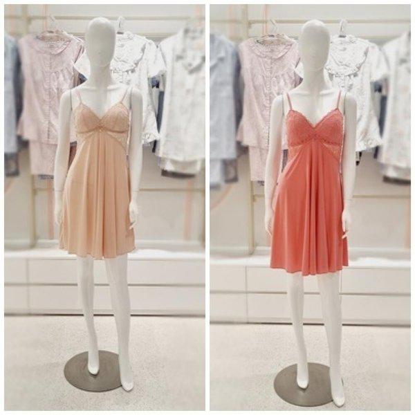 AK水原店 輸入ジャカードレーススリップ FS1903A