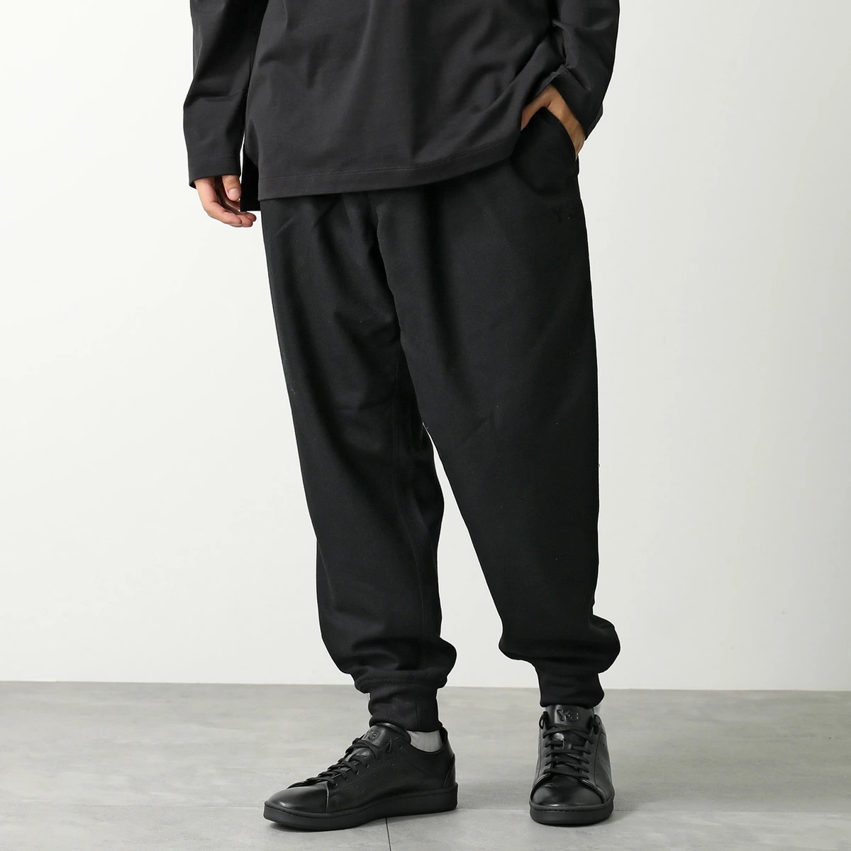 Y-3 ワイスリー ジョガーパンツ FLANNEL CUF PNT フランネル カフ パンツ IZ1878 メンズ ウールブレンド カフパンツ ロゴ BLACK 32,206円