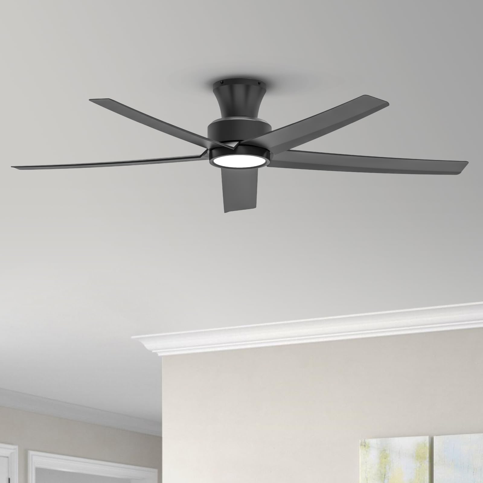 【節電-5年保証】TALOYA シーリングファンライト 調光 調色 12畳 LED天井ファンライト 静音 DCモーター 天井照明 冷暖房効果 節電対策 静音 リモコン付き 空気循環 風量調節6段階 オ 11,087円