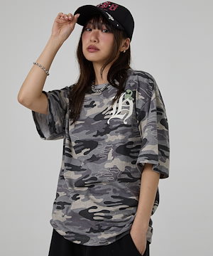 【AEAE】STAR SIGN Tシャツ VINTAGE CAMO ★大人気★ Qoo10 aeae STAR SIGN TEE カモフラージ