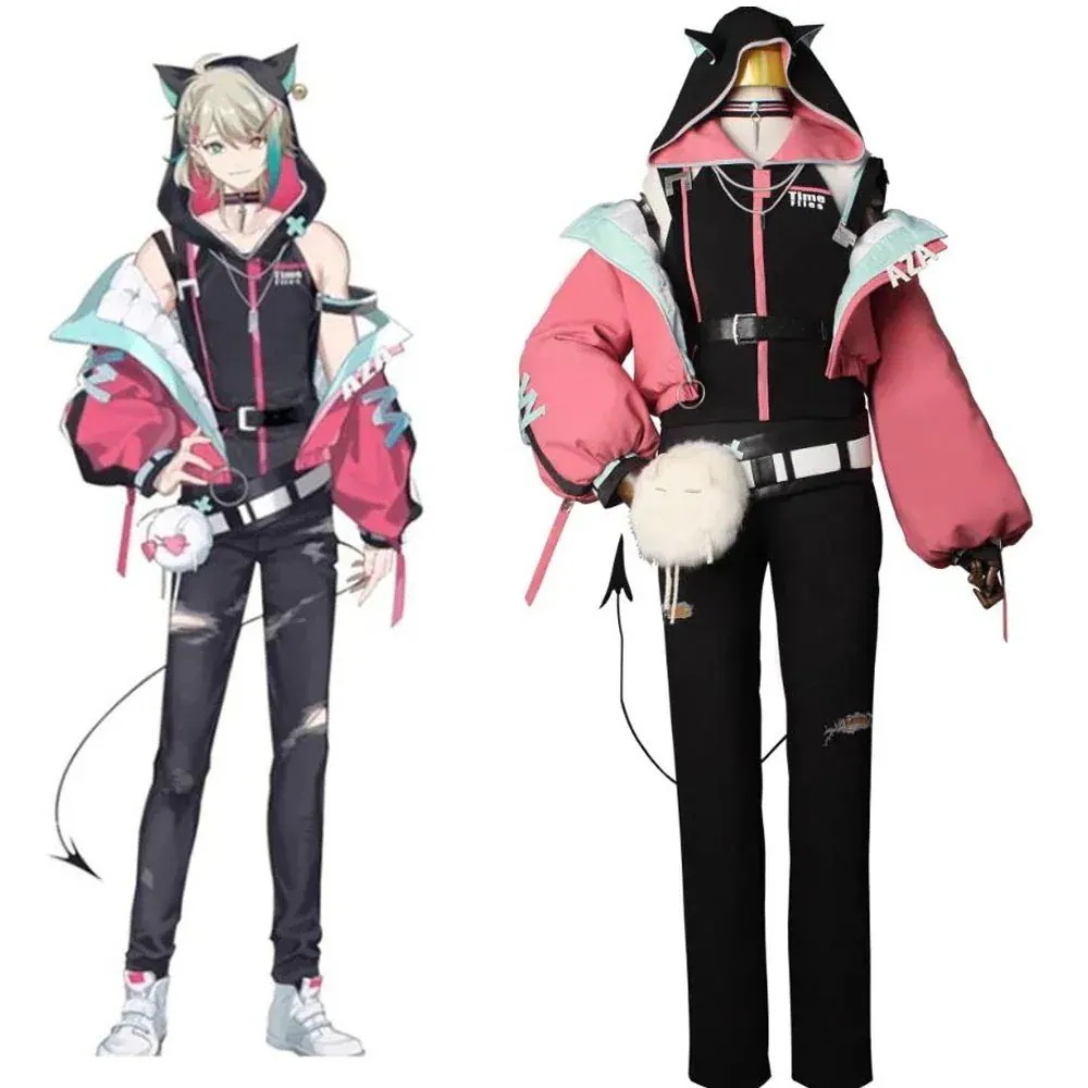 VTuber にじさんじ バーチャルライバー Vtuber VirtuaReal Aza アザ コスプレ衣装 コスチューム 变装 文化祭 学園祭期間限定30％