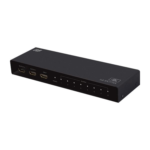 4K60Hz 1入力8出力 HDMI分配器 RS-HDSP8P-4K