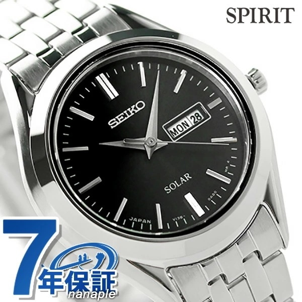 セイコー スピリット ソーラー レディース STPX031 SEIKO SPIRIT 腕時計 ブラッ 19,250円