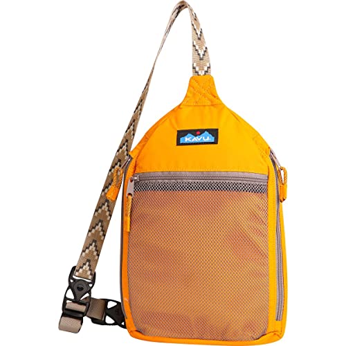 KAVU Yoho Sling Rucksack Semi Padded Water Resistant Double Sided Mini Backpack-Amber 並行輸入品