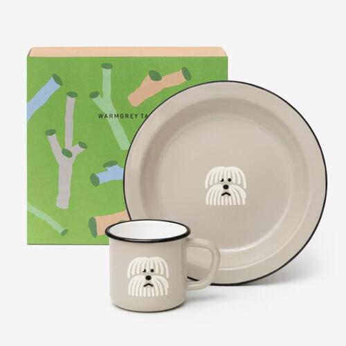 WARMGREYTAIL ホーロー マグ & プレート プレゼントセット