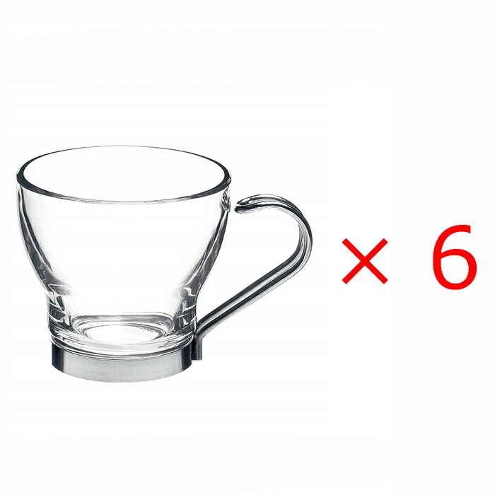 ボルミオリロッコ(BORMIOLI ROCCO) オスロ (OSLO) エスプレッソ(6個販売) /コップ マグ コーヒーカップ ティーカップ ガラス カフェグラス おしゃれ ロングセラー 定番