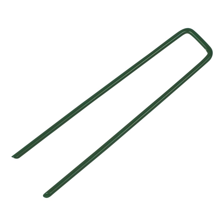 人工芝専用 高強度U字ピン 緑 タフアンカー 巾30mm長さ153mm 100本入り GP-153