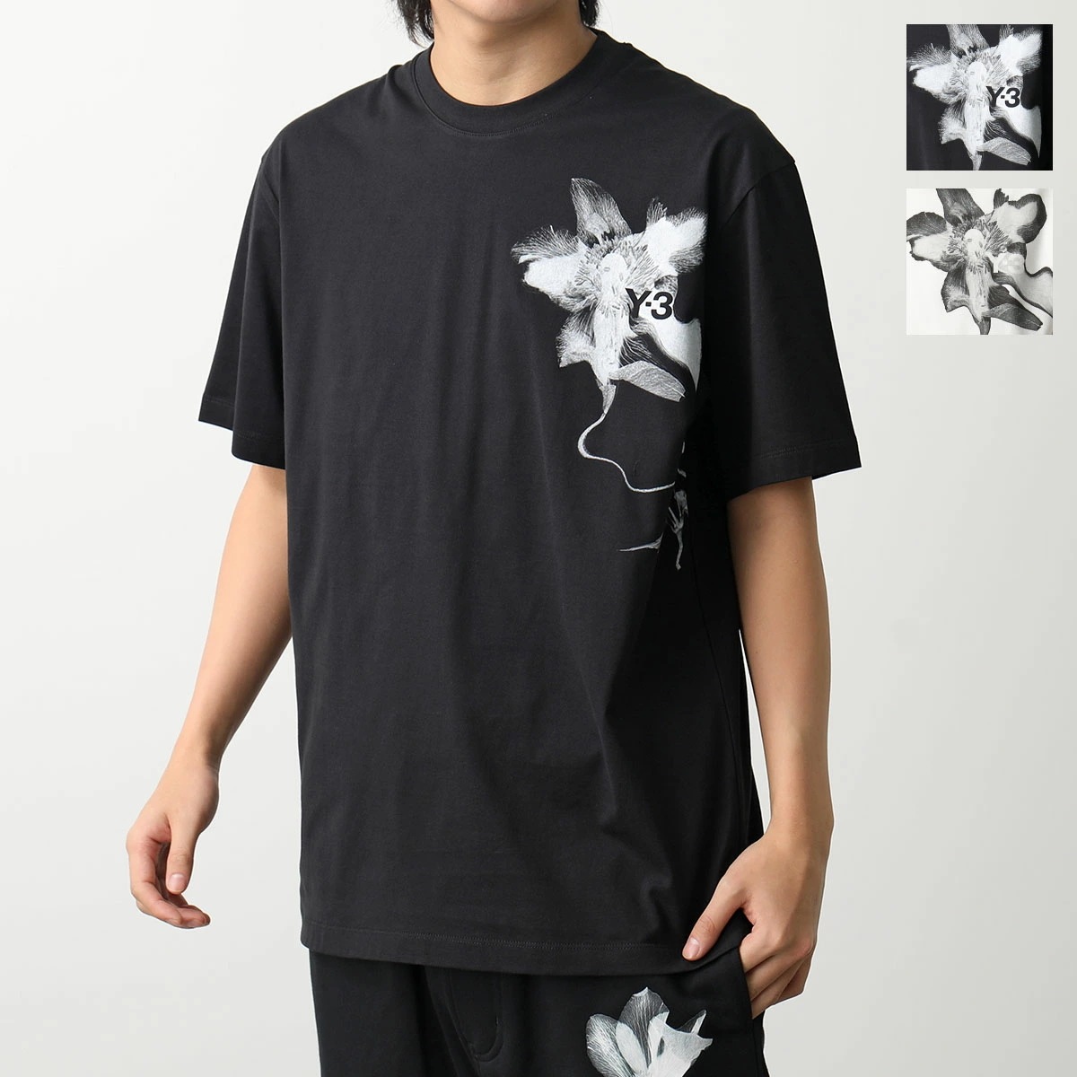 Y-3 ワイスリー Tシャツ GFX SS TEE 1 グラフィック ショートスリーブ ティー 1 IN4353 IV7737 メンズ コットン 半袖 クルーネック ロゴT カラー2色