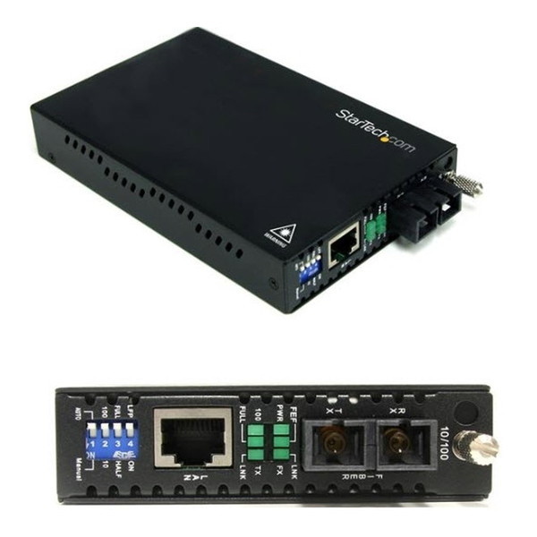 ET90110SC2 [イーサネット光メディアコンバータ Ethernet(10Base-T/100Base-TX) - 光ファイバ(100BASEーFX) マルチモード 最大2km延長 RJ-45(