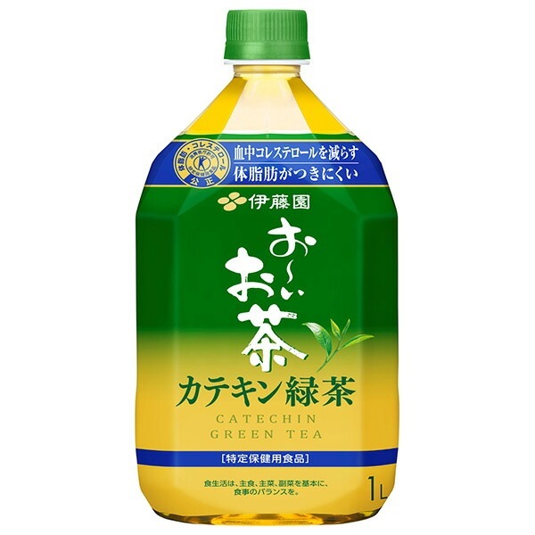 伊藤園 おいお茶 カテキン緑茶【特定保健用食品 特保】 1LPET＊12本入＊(2ケース)