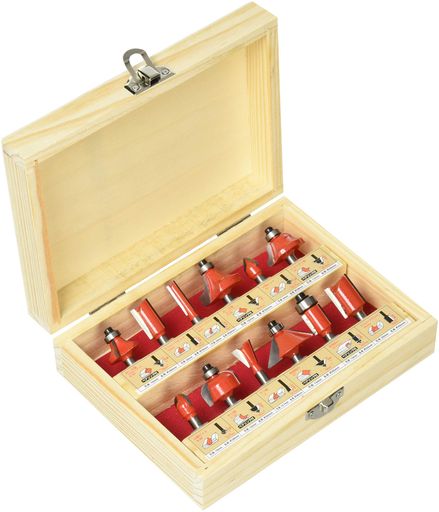 イチネンアクセス RELIEF(リリーフ) 切断・研磨先端パーツ 12本組 超硬刃トリマービット 30661 Φ6MM軸