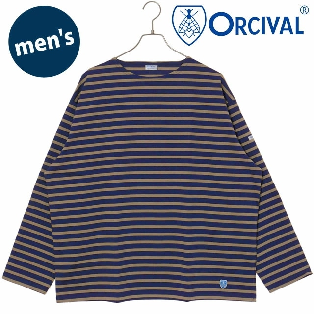 クルーネック ロングスリーブプルオーバー [#B473] CREW NECK L/S P.O. メンズ トップス カットソー 長袖Tシャツ ボーダー SUBMARINE/WAPITI 正規取扱店