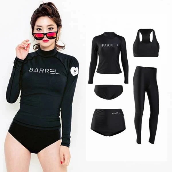 セパレート レディース水着 紫外線カット ビキニ 長袖 上下セット マリンスポーツ スイムウェア ロングパンツ水着セット