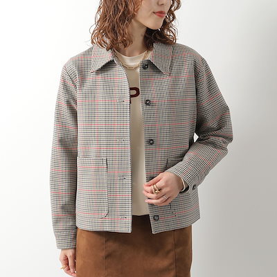 APC A.P.C. アーペーセー ジャケット veste new nikkie ニューニッキー COGEG F02772 レディース グレンチェック柄 GAA/ROUGE 20,777円