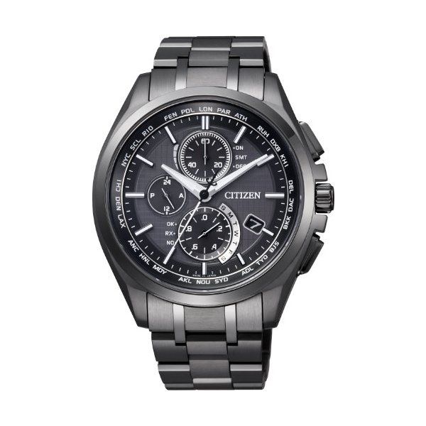 AT8044-56E ATTESA(アテッサ) ダイレクトフライト エコ・ドライブ電波時計 メンズ