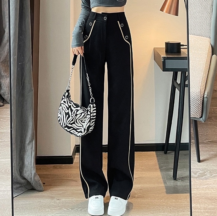 ボトムス パンツ カラーパンツ ロング ロング丈 ポケット ハイウエスト ウエストゴム 大人 おしゃれ お洒落 かっこいい こなれ感 ラフ マニッシュ 抜け感 春 夏 秋 冬 オールシーズン 5,502円