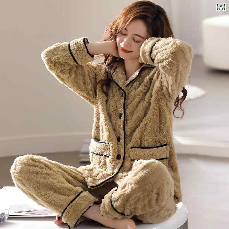 ルームウェア レディース パジャマ 部屋着 ガーリー 秋冬 長袖 ベージュ ブラウン ピンク 6,845円