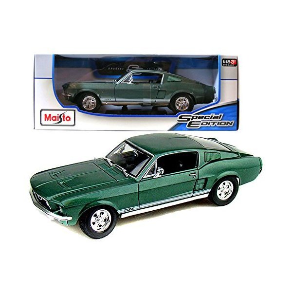 1967 Ford Mustang GTA Fastback 1/18 Green - Maisto Diecast Models 並行輸入品