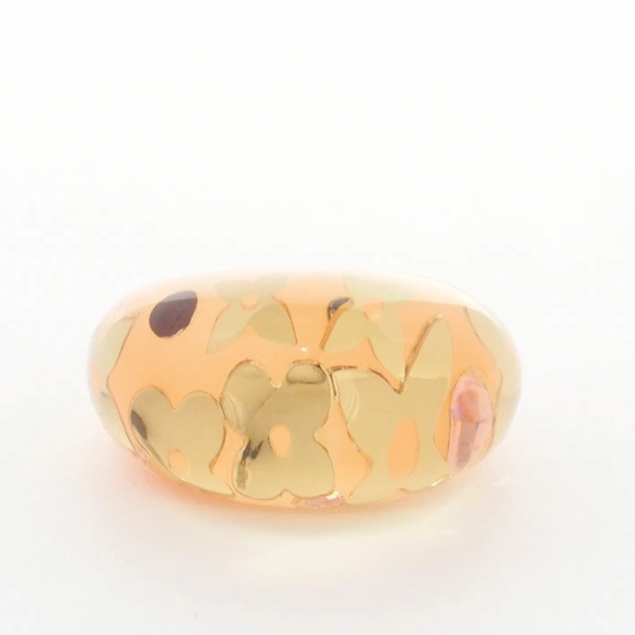 ルイヴィトン バーグ アンクルージョン ピンク 樹脂/プラスチック 【指輪】