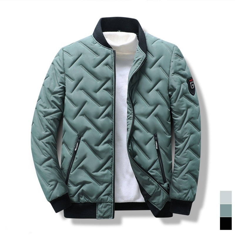 【品質いいな新品】 冬服 メンズ 中綿ジャケット コート メンズ ブルゾン ボリュームネック アウター 防寒 スタンドカラー 厚手 メンズジャケットファスナー 防寒着 雨 風 無地 シンプル