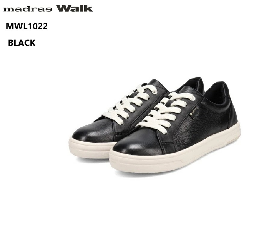 (マドラスウォーク)madras Walk MWL1022 GORE-TEX レディス レザーコートカジュアルウォーキングスニーカー 足馴染みの良い革にグレードアップ トラベル ウォーキングなどさまざ
