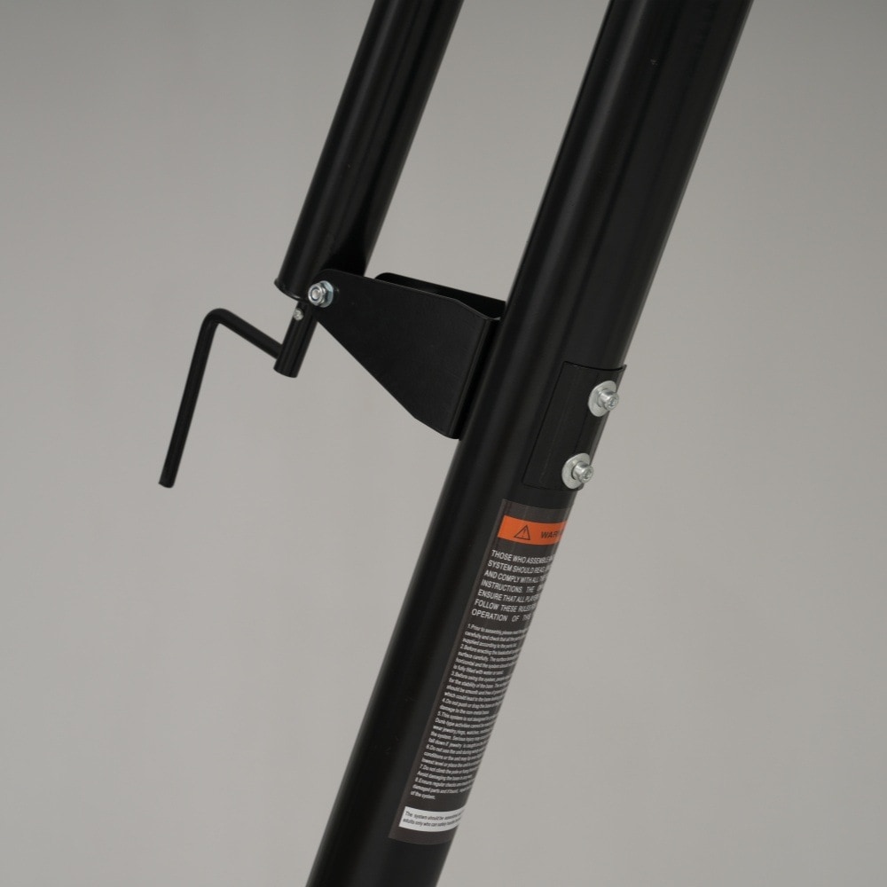 【大好評！最安値挑戦!】バスケットゴール ハンドルを回すだけの簡単高さ無段階調節 フロートボード付き＆ミニバス対応 230-305cm 移動可 工具付き ゴールネット バックボード リング ミニバス