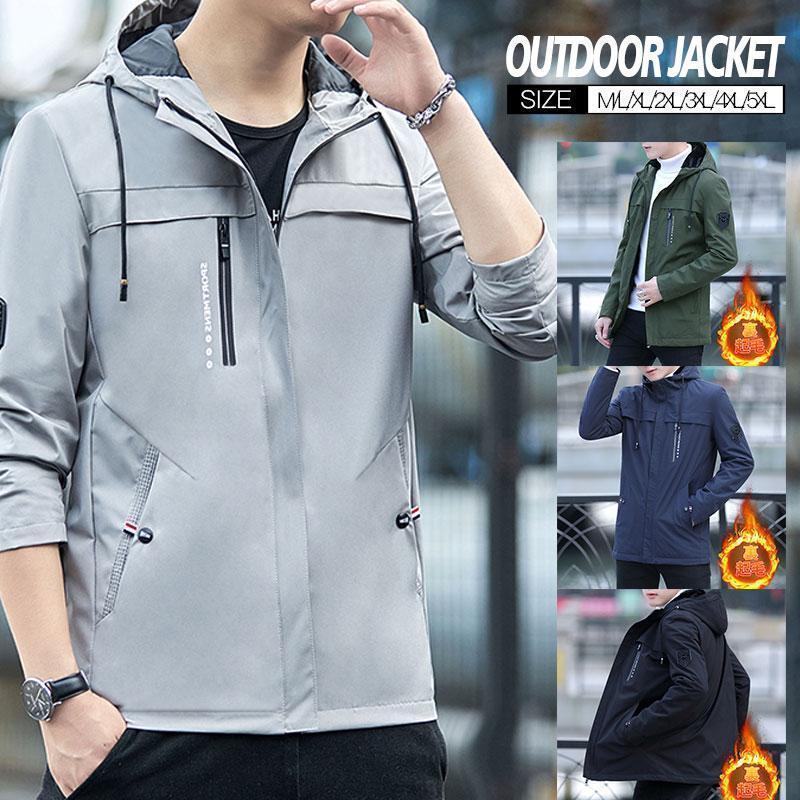 【即納】マウンテンパーカー パーカー メンズ 裏ボア 裏起毛 ブルゾン ウインドブレーカー ジャンバー アウター 防寒 撥水 春秋 大きいサイズ 通勤