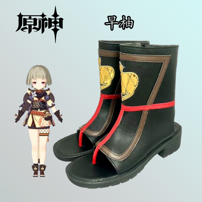 原神シューズ パフォーマンスシューズ 座右シューズ アニメ・ゲーム・コミック展応援絵ブーツ