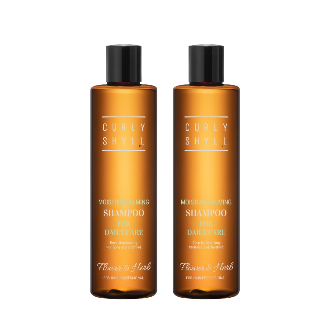 CURLYSHYLL シャンプー 330ml 無添加 天然由来 低刺激 頭皮ケア ラベンダー ジャスミンの香り (保湿)