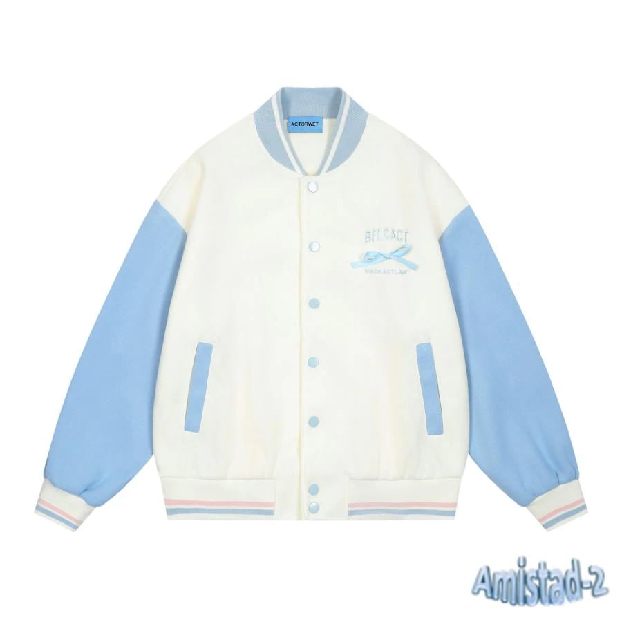 秋 新作 2色 オーバーコート レディース 長袖 スタジャン ジャケット かわいい オシャレ カジュアル 通勤 通学