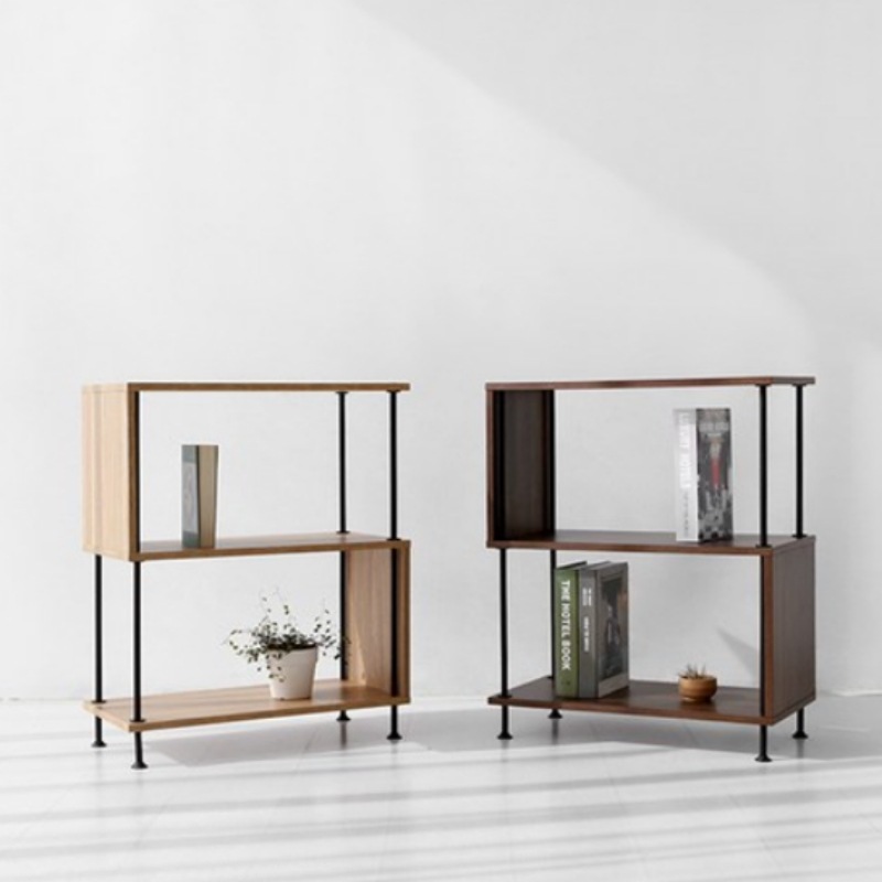 3段ラック ツールフリー スタンド 棚 本棚 2color