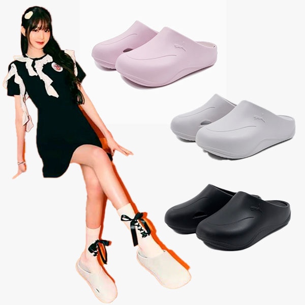 IVE 着用 ウェーブミュールスリッパデイリー 夏 スライド