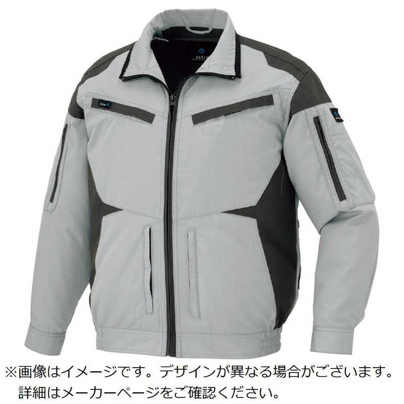 アイトス　空調服用長袖ブルゾン ( 空調服 TM ) シルバーグレー 4L　AZ305890034L