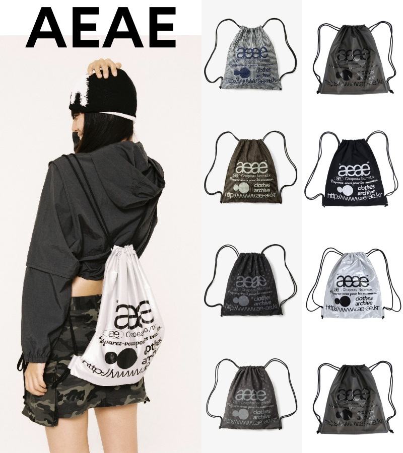 Qoo10 aeae WEB LOGO GYMSACK スポー