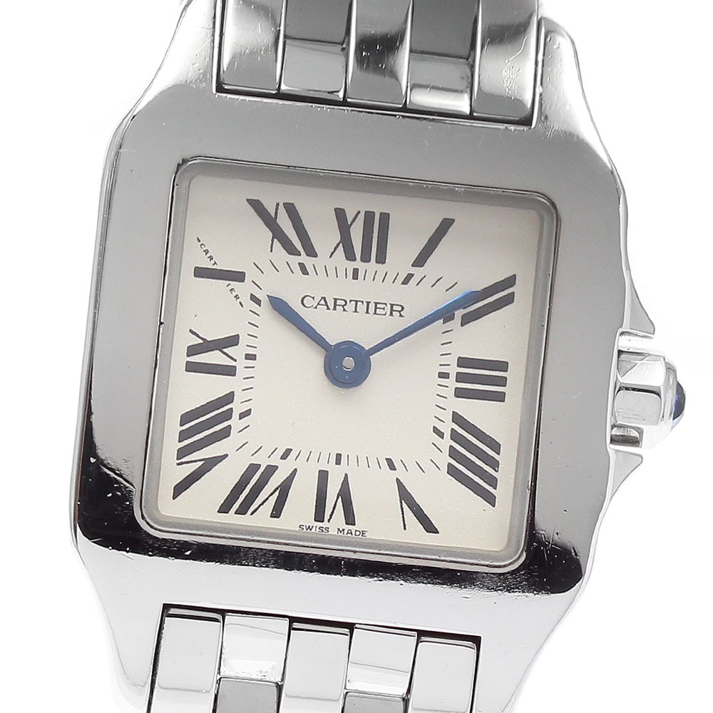カルティエ CARTIER W25064Z5 サントスドゥモワゼルSM クォーツ レディース _891724【中古】 168,800円