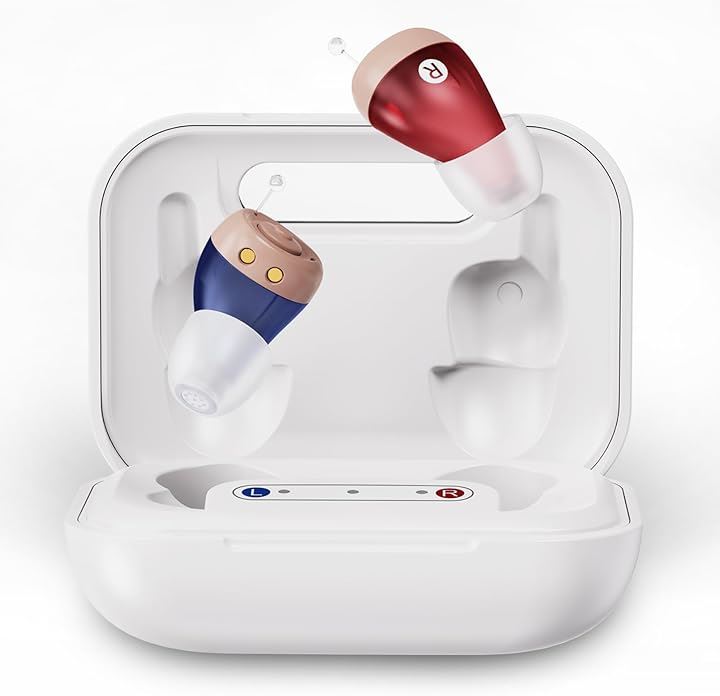 集音器 高齢者 しゅうおんき 2025年革新型・音量調整・簡単操作 耳あな型 左右区別便利 楽ち集音器 軽量 片耳/両耳 日本語取扱説明書