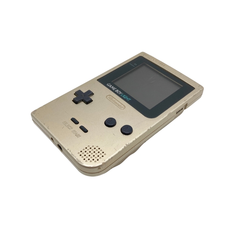 【中古 動作確認済】 ゲームボーイライト ゴールド
