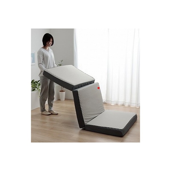 1203250130402 ふんわりボリューム シングル 製品 GY 97X195 グレー マットレス メーカー直送