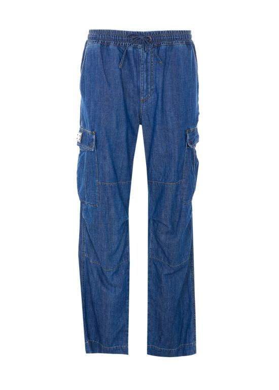 DOLCE & GABBANA Men Straight Pants GP1E5D G8OM1S9001 Blue