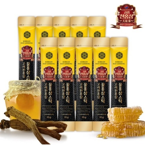 高麗天紅参蜂蜜紅参スティック10g×20包
