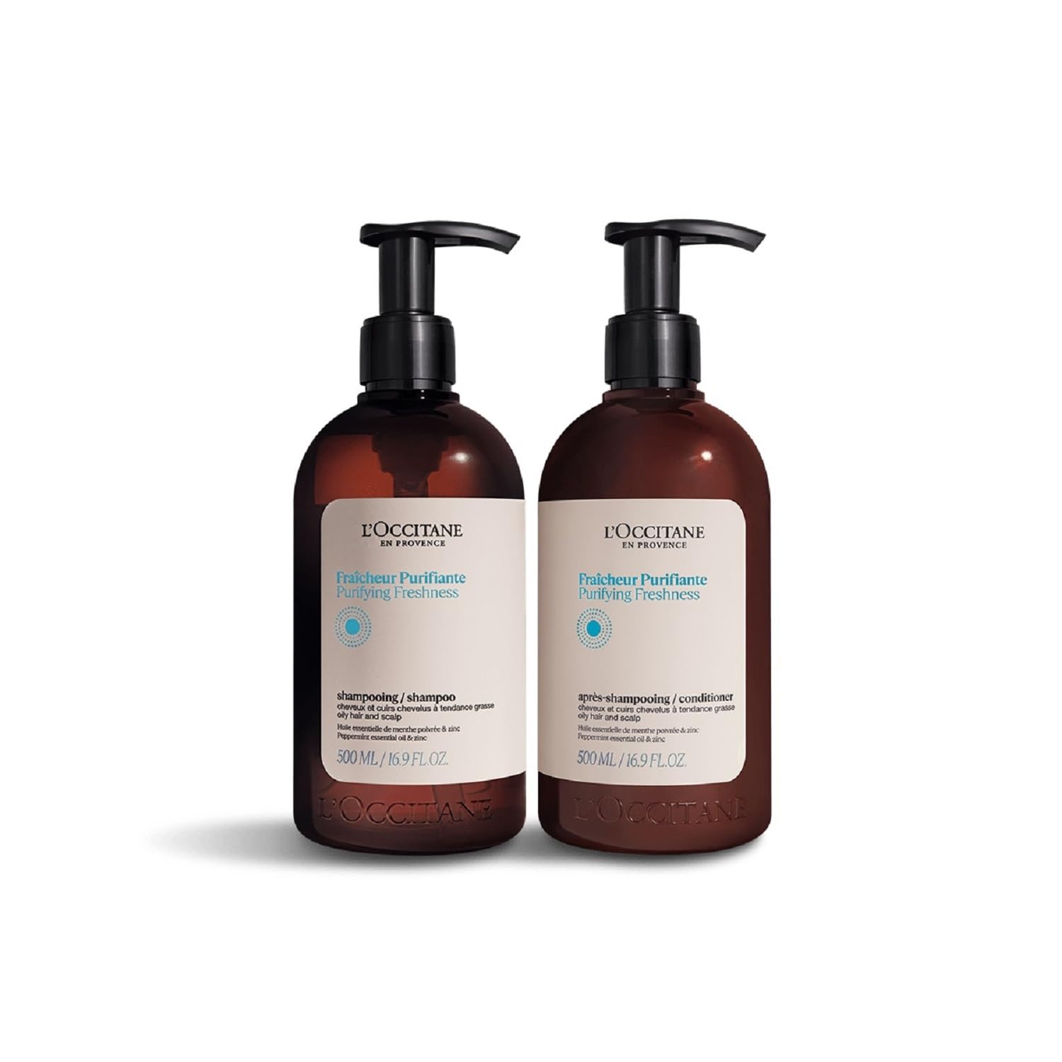 ロクシタン(LOCCITANE) ピュアフレッシュ コンボ シャンプー コンディショナー セット クール ひんやり 女性用 男性用 人気 スカルプケア ファイブハーブス ピュアフレッシュネスシリーズ