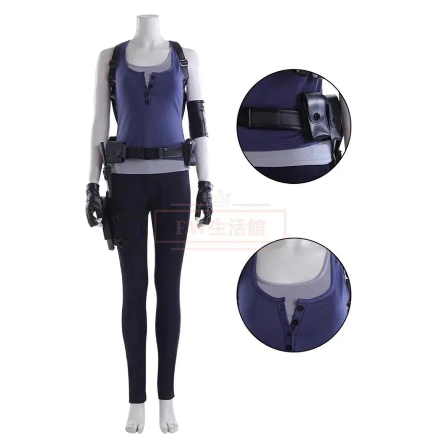 【新品開催 即納】バイオハザード 3 ジル・バレンタイン コスプレ衣装 コスチューム 演出服 アニメ ゲーム ハロウィン cosplay 変装