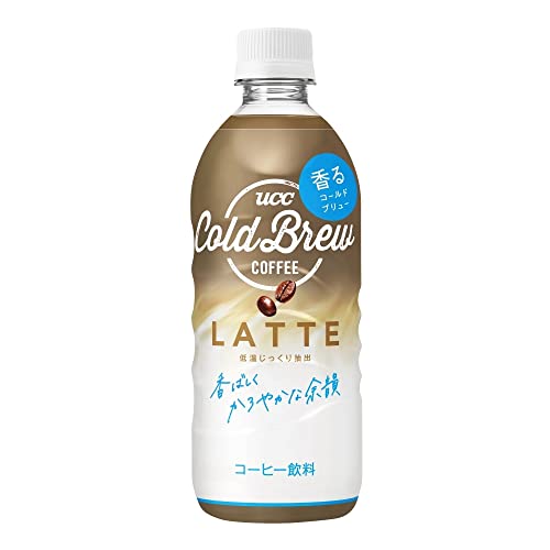 ブラックUCC COLD BREW LATTE ペットボトル 500ml24本
