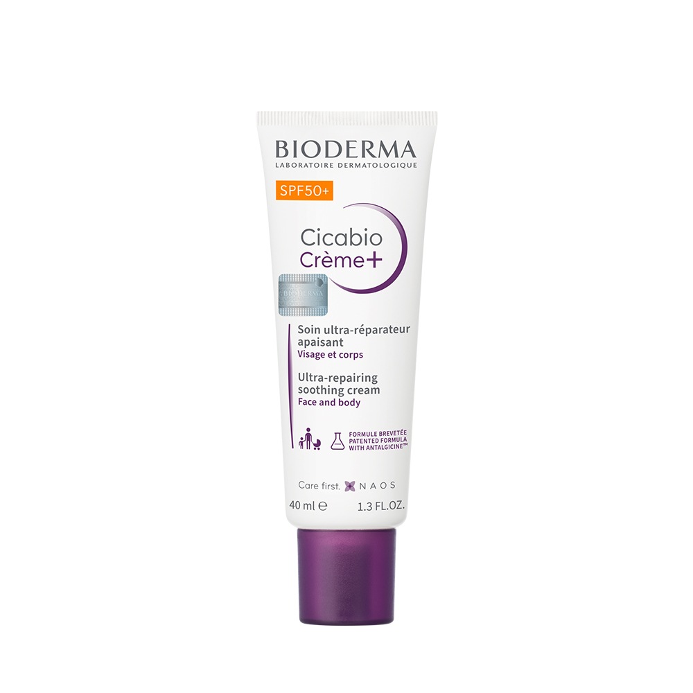 ビオデルマ シカビオ クリーム+ SPF50+ 40ml （トリプルディープリペア日焼け止め）