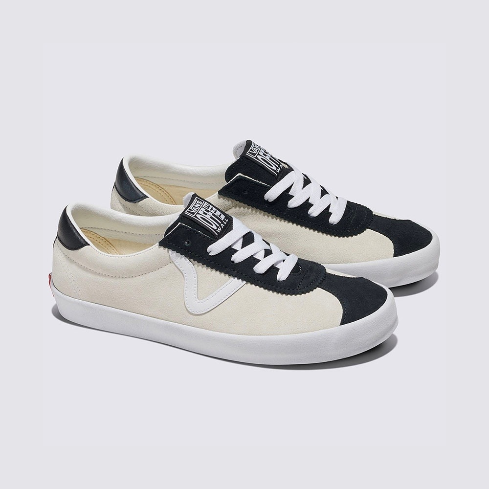 バンズスポーツロウ-スエードブラック:ホワイト/ VN000D09Y281